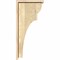 Ekena Millwork Yorktown Rough Sawn Corbel w/Backplate, Douglas Fir, 8"W x 14"D x 30"H COR08X14X30YOR01RDF - alternate 3